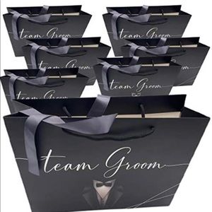 Team Groom Gift Bags for Rehearsal Dinner,etc